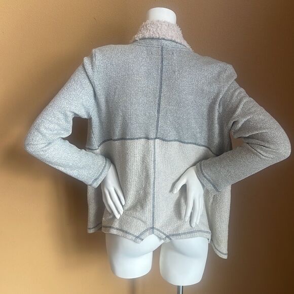 🌻 Jack French Terry Wrap Cardigan Size M - Picture 4 of 9